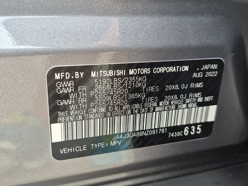 Used 2022 Mitsubishi Outlander SE FWD image 32