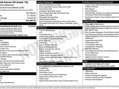 Used 2024 Buick Encore GX Avenir w/ Avenir Convenience Package image 6