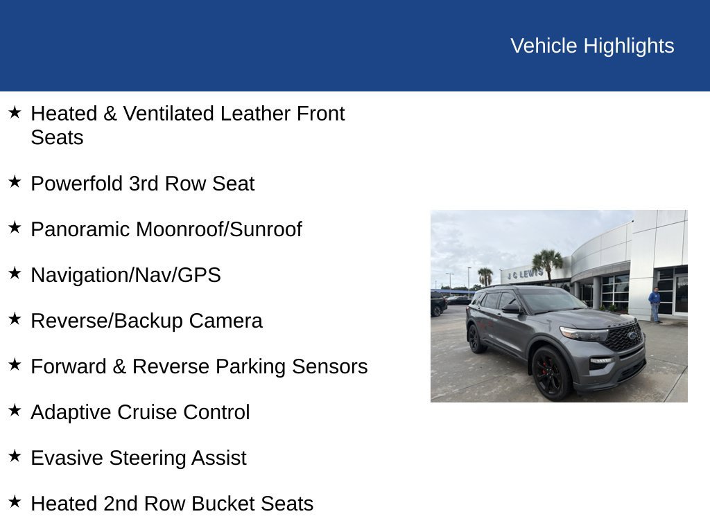 Used 2023 Ford Explorer ST w/ Equipment Group 401A AWD/4WD image 15