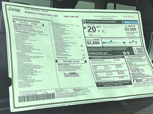 New 2025 Jeep Wrangler Sport S image 14