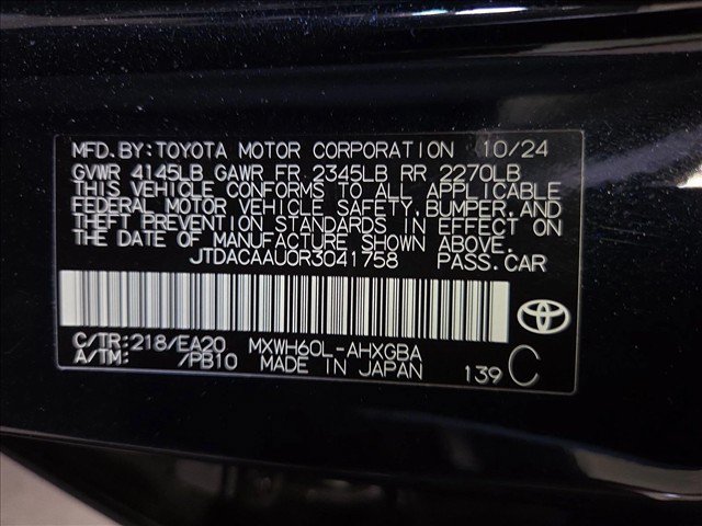 Certified 2024 Toyota Prius XLE FWD image 22