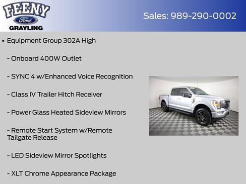 Used 2022 Ford F150 XLT w/ Equipment Group 302A High AWD/4WD image 8