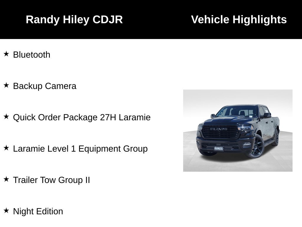 New 2026 RAM 1500 Laramie w/ Night Edition AWD/4WD image 5