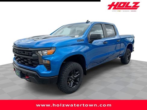 Certified 2023 Chevrolet Silverado 1500 Custom Trail Boss w/ LPO, Dark Essentials Package AWD/4WD image 1