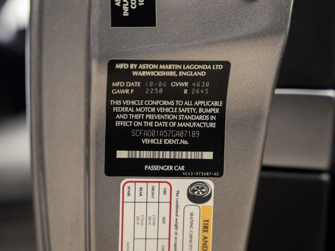 Used 2007 Aston Martin DB9 Coupe RWD image 53