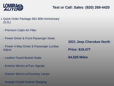 Used 2021 Jeep Cherokee Latitude AWD/4WD image 6