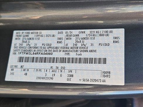 Used 2024 Ford F150 XLT w/ Equipment Group 303A High image 25