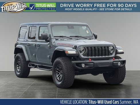 Used 2025 Jeep Wrangler Unlimited Rubicon AWD/4WD image 1