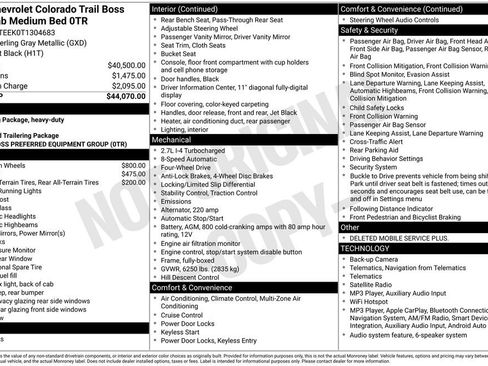 New 2026 Chevrolet Colorado Trail Boss AWD/4WD image 2