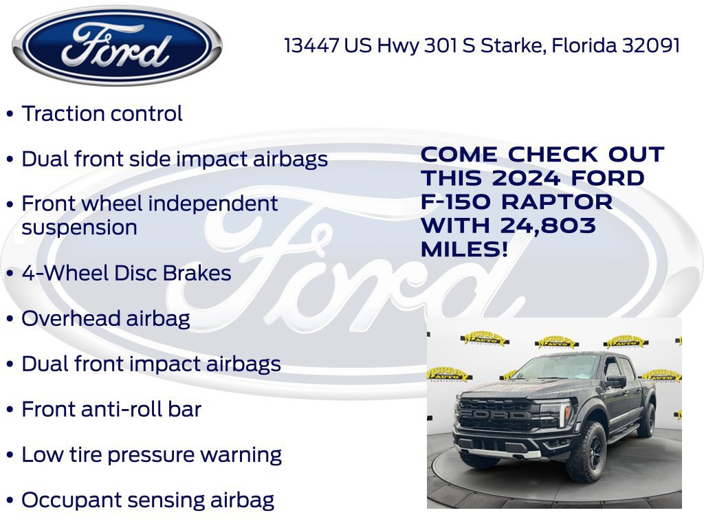 Certified 2024 Ford F150 Raptor AWD/4WD image 32