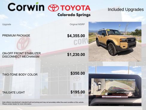 Used 2026 Toyota Land Cruiser w/ Premium Package AWD/4WD image 4