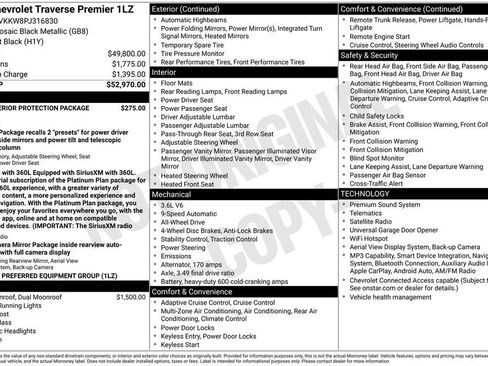 Certified 2023 Chevrolet Traverse Premier AWD/4WD image 3