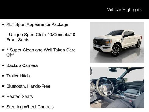 Certified 2023 Ford F150 XLT w/ Equipment Group 302A High AWD/4WD image 21