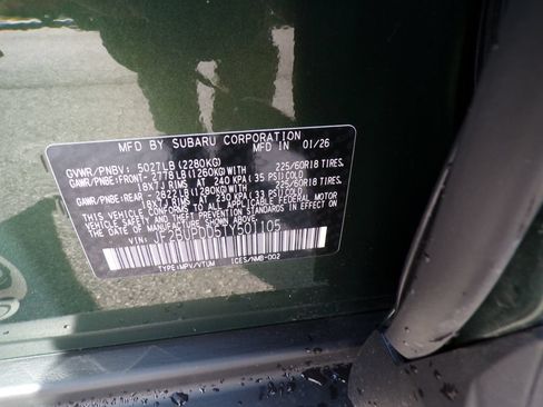 Used 2026 Subaru Outback Limited AWD/4WD image 35