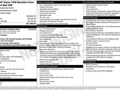 New 2026 GMC Sierra 1500 Elevation w/ Elevation Select Package AWD/4WD image 41