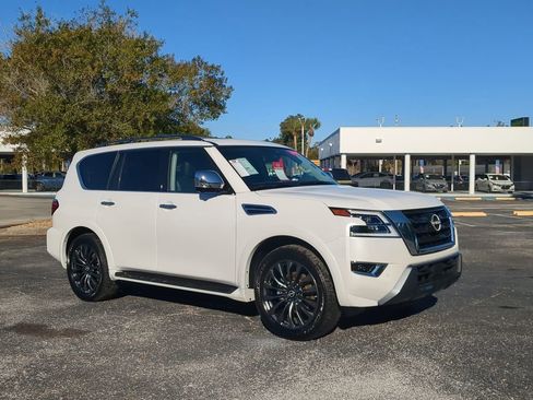 Certified 2024 Nissan Armada Platinum w/ Captain's Chairs Package image 2