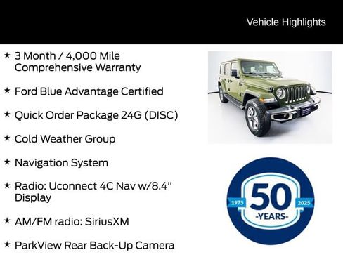 Used 2022 Jeep Wrangler Unlimited Sahara w/ Cold Weather Group image 6