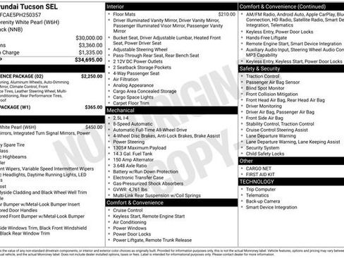 Used 2023 Hyundai Tucson SEL w/ Convenience Package image 47