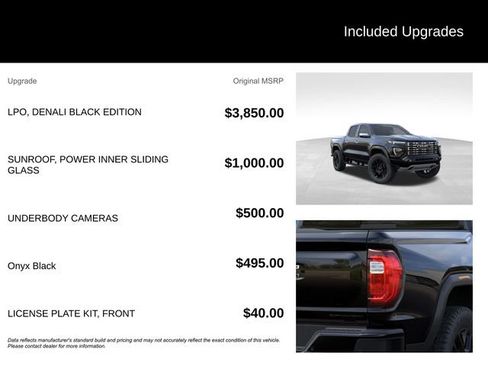 New 2026 GMC Canyon Denali w/ LPO, Denali Black Edition image 5