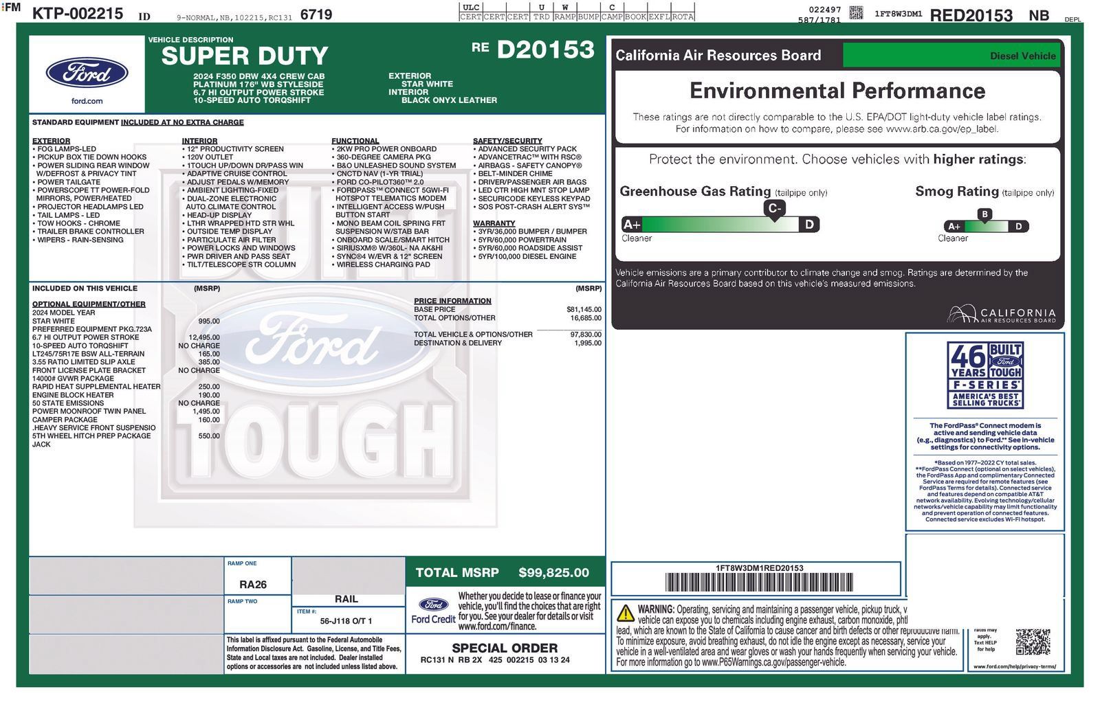 Used 2024 Ford F350 Platinum AWD/4WD image 4