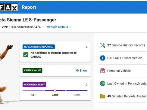 Used 2017 Toyota Sienna LE FWD image 3