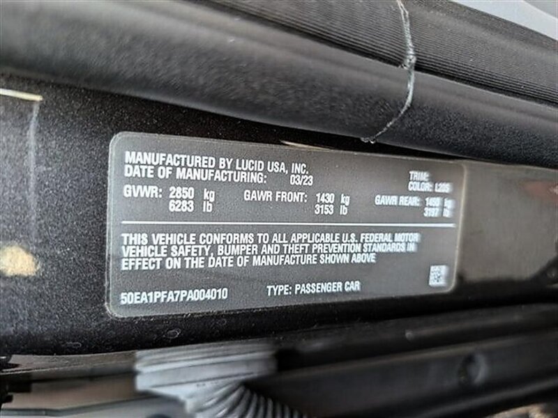 Used 2023 Lucid Air Pure RWD image 32