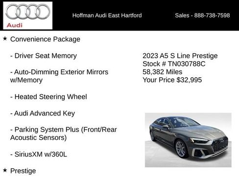 Used 2023 Audi A5 2.0T Prestige AWD/4WD image 12
