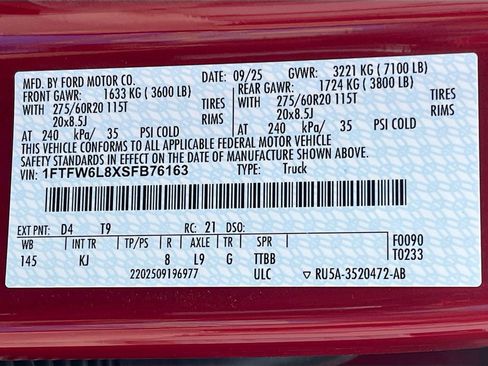 Used 2025 Ford F150 King Ranch w/ FX4 Off-Road Package AWD/4WD image 34