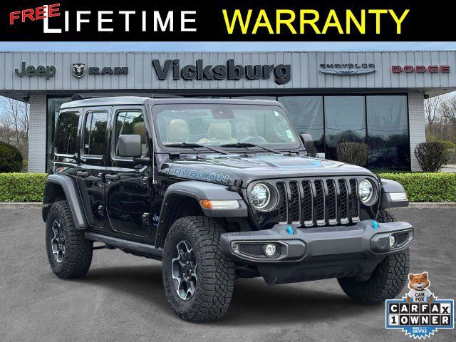 Used 2022 Jeep Wrangler Unlimited Rubicon 4xe w/ Cold Weather Group AWD/4WD image 1