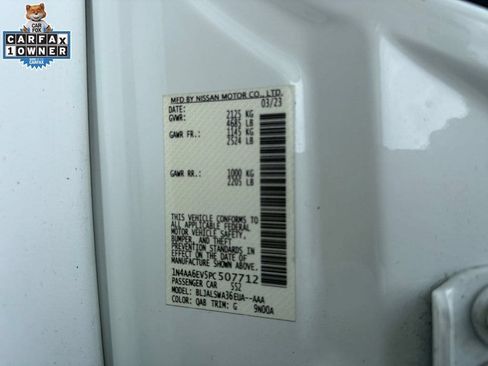 Certified 2023 Nissan Maxima SR w/ Sport Mat Group FWD image 30