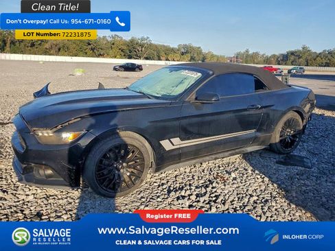 Used 2016 Ford Mustang Convertible w/ Equipment Group 051A image 1