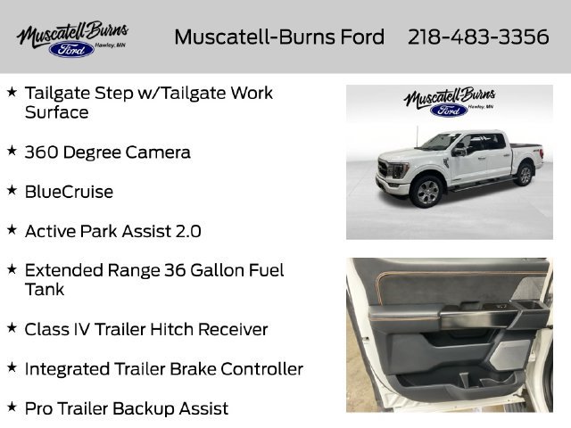 Used 2022 Ford F150 Platinum w/ Equipment Group 701A High AWD/4WD image 16