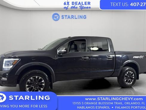 Used 2021 Nissan Titan PRO-4X w/ Pro-4x Convenience Package AWD/4WD image 2