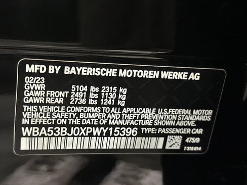 Certified 2023 BMW 540i w/ M Sport Package RWD image 37