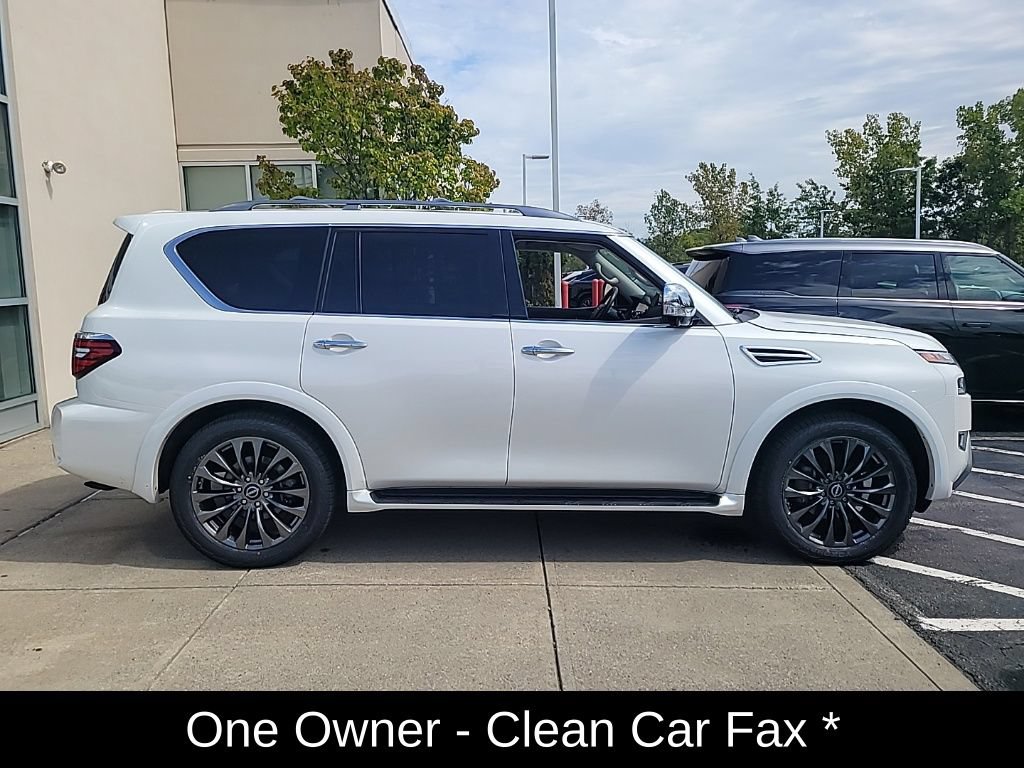 Used 2023 Nissan Armada Platinum w/ Captain's Chairs Package AWD/4WD image 2
