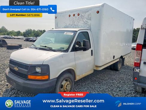 Used 2018 Chevrolet Express 3500 w/ Driver Convenience Package RWD image 1