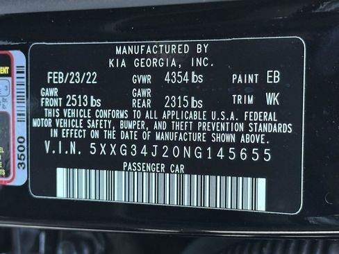 Used 2022 Kia K5 EX w/ EX Premium Package image 15