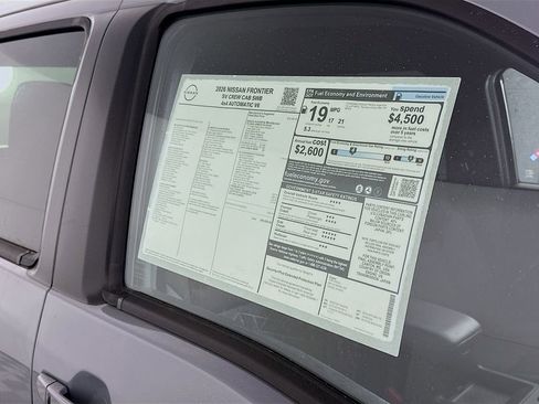 New 2026 Nissan Frontier SV w/ SV Convenience Package image 13