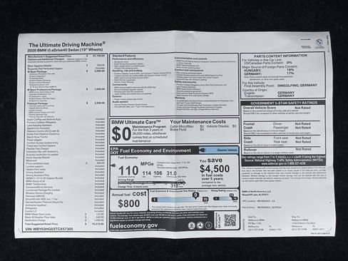 New 2026 BMW i5 eDrive40 w/ M Sport Package RWD image 35