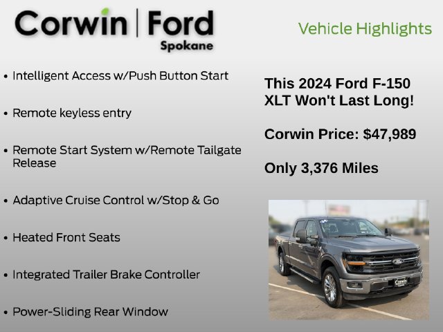 Used 2024 Ford F150 XLT w/ Equipment Group 303A High AWD/4WD image 31