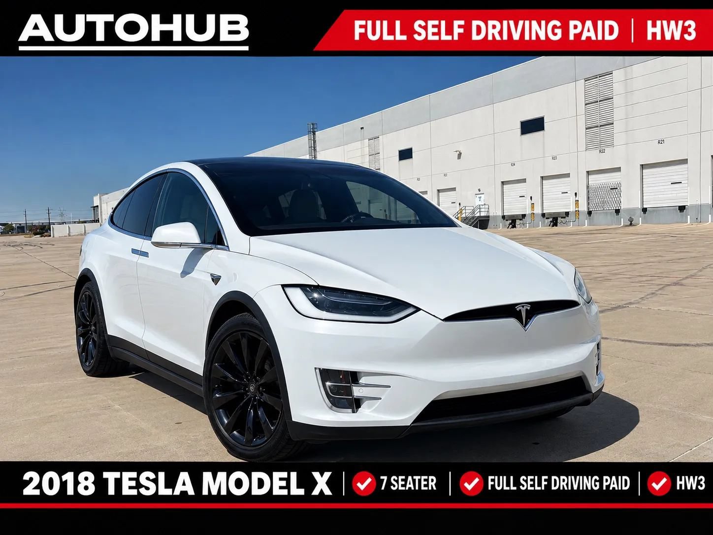 Used 2018 Tesla Model X P100D AWD/4WD image 1