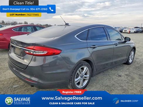 Used 2018 Ford Fusion SE w/ Fusion SE Technology Package image 4