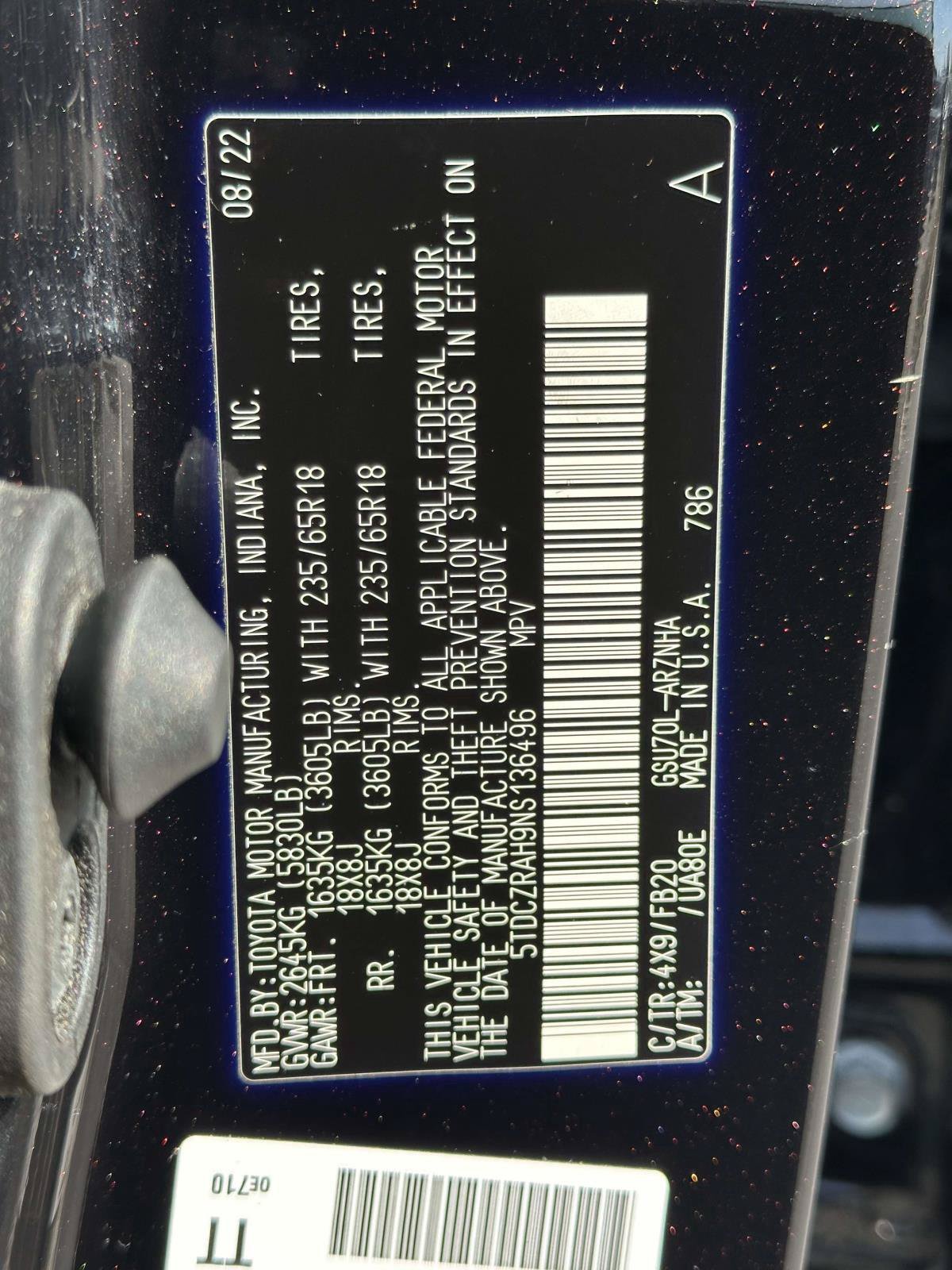 Used 2022 Toyota Highlander L FWD image 28