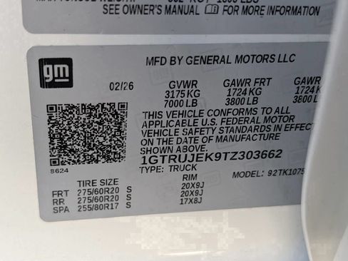 New 2026 GMC Sierra 1500 Elevation AWD/4WD image 32