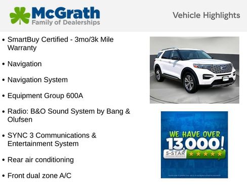 Used 2020 Ford Explorer Platinum w/ Premium Technology Package AWD/4WD image 6