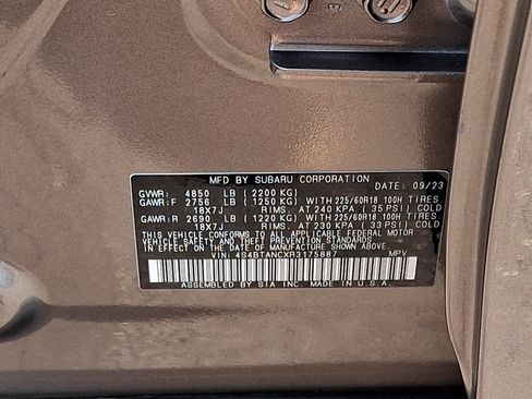 Certified 2024 Subaru Outback Limited AWD/4WD image 29