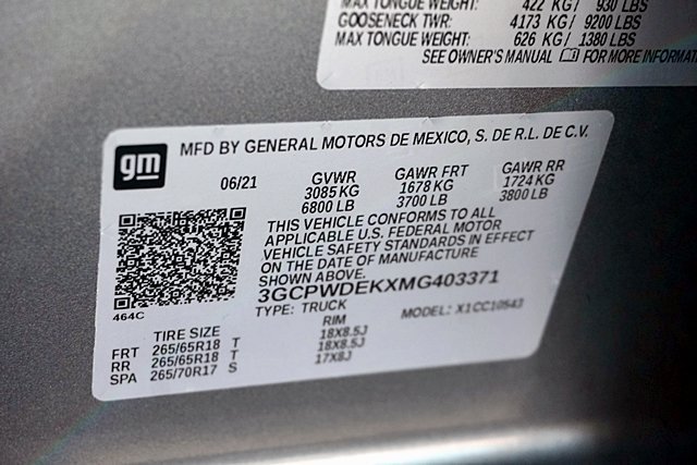 Used 2021 Chevrolet Silverado 1500 RST w/ Convenience Package II RWD image 14