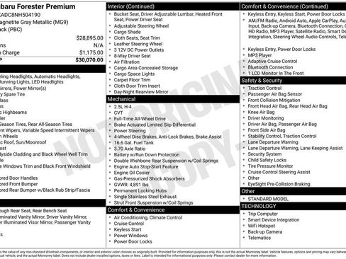 Certified 2022 Subaru Forester Premium image 38
