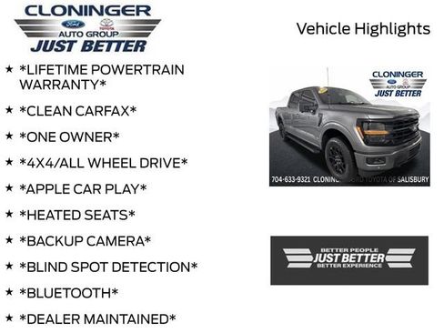 Used 2024 Ford F150 XLT w/ Equipment Group 302A MID AWD/4WD image 3