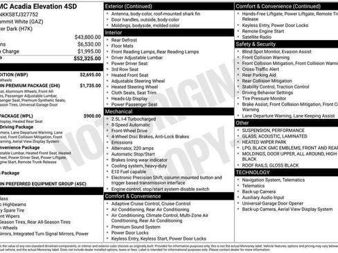 New 2026 GMC Acadia Elevation w/ Black Edition FWD image 26